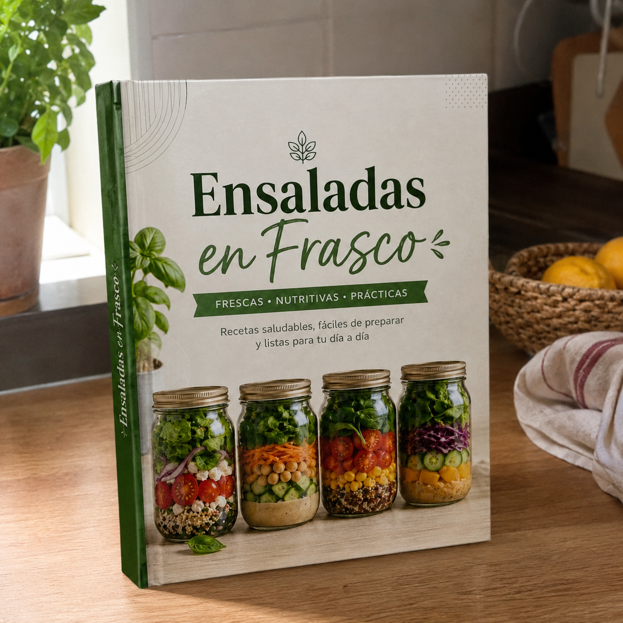 Ebook Ensaladas En Frasco + 3 Ebooks de regalo 🎁